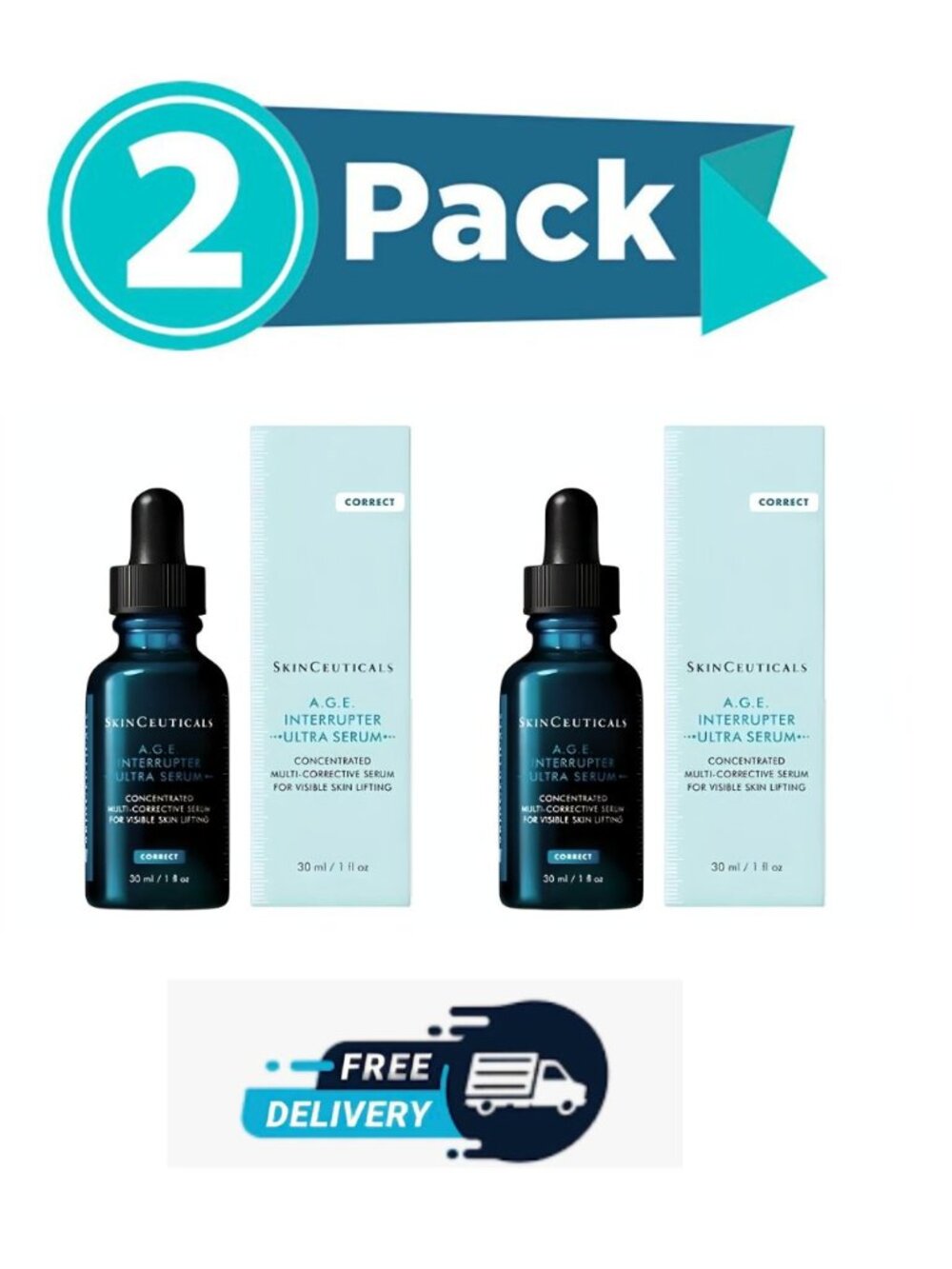SkinCeuticals A.G.E. Interrupter Ultra Serum 1 oz | Advanced Anti-Aging Serum